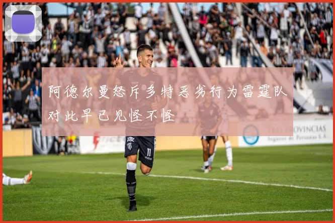 阿德尔曼怒斥多特恶劣行为雷霆队对此早已见怪不怪